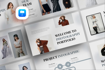Clean Photography Portfolio Keynote Template
